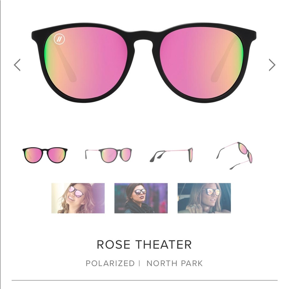 Blenders Eyewear Polarized Rose Gold Lenses
